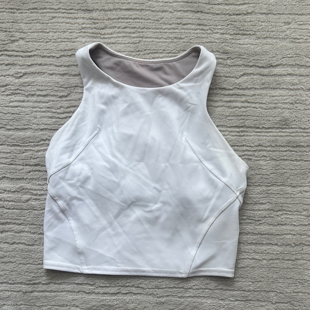 Lululemon Athletica White Tank Top